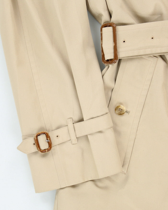 Vintage 90's Burberry Long Double Breasted Overcoat - L