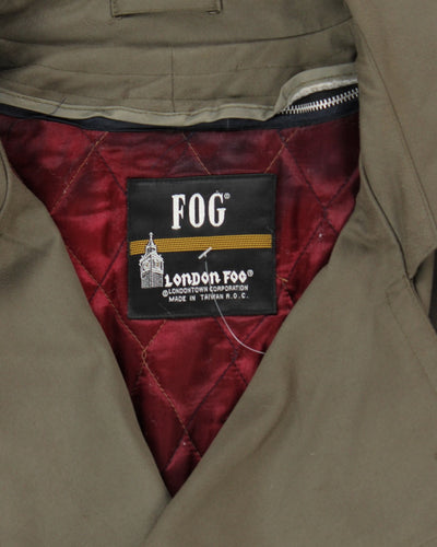 Vintage 90's London Fog Heavyweight Lined Overcoat - XL