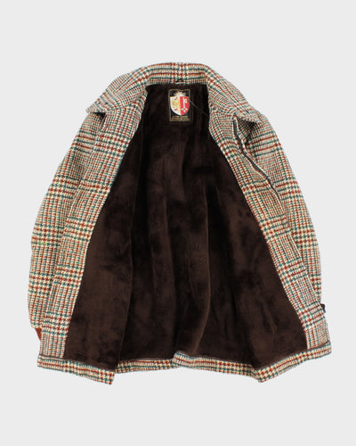 Vintage 80's BCI Heavyweight Lined Wool Short Coat - L