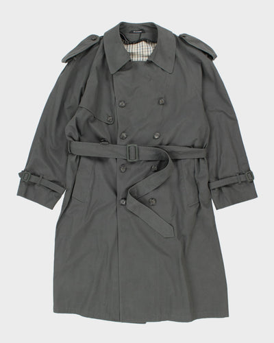 Vintage 90's Heavyweight Collared Overcoat - L