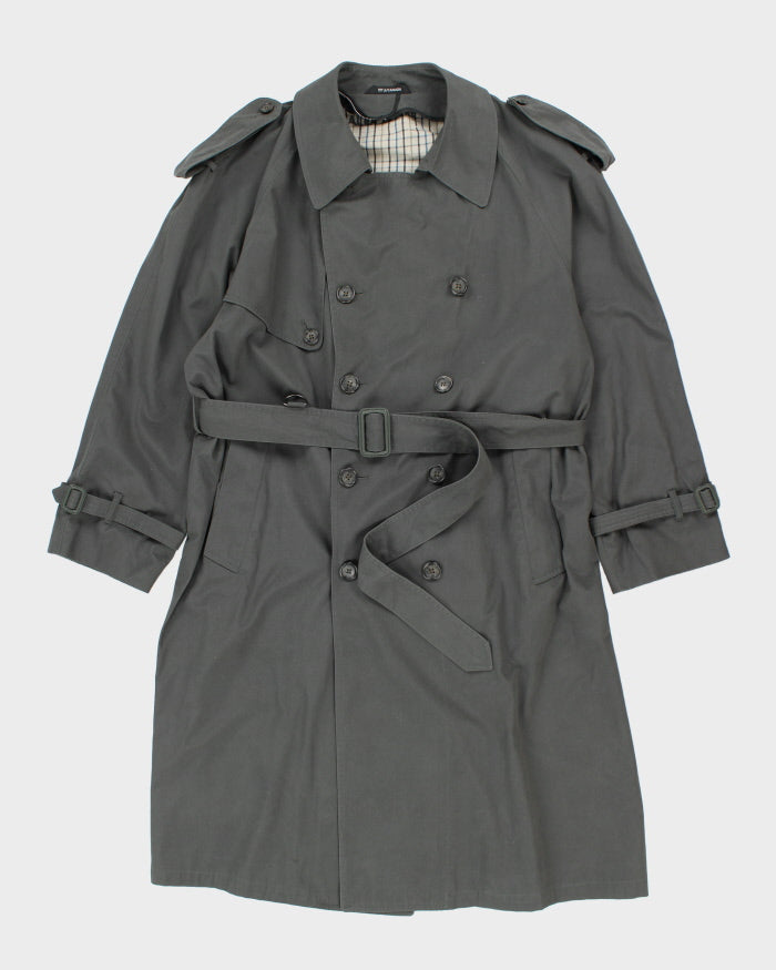 Vintage 90's Heavyweight Collared Overcoat - L