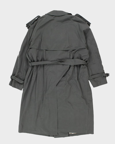 Vintage 90's Heavyweight Collared Overcoat - L
