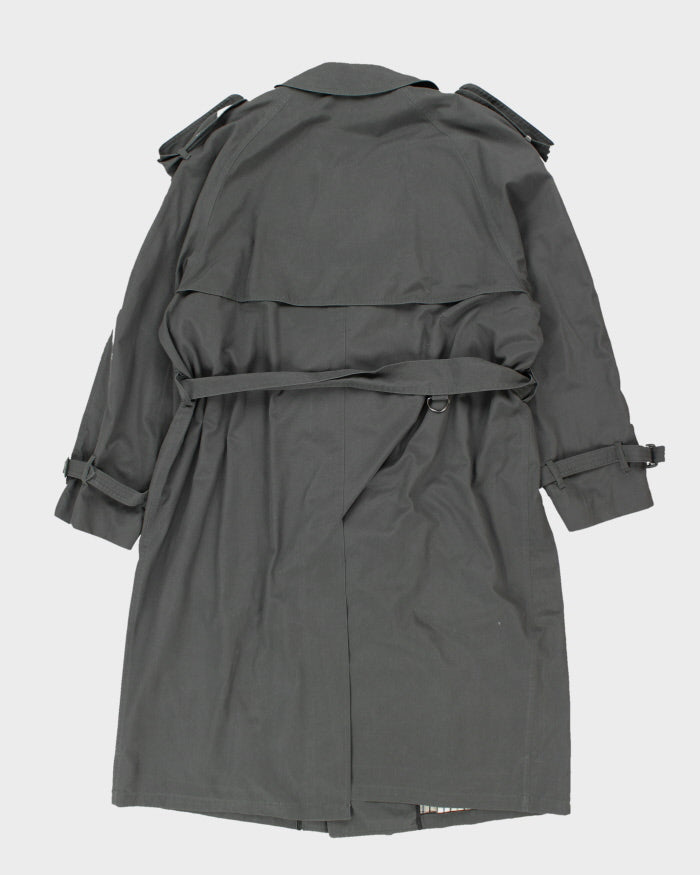 Vintage 90's Heavyweight Collared Overcoat - L