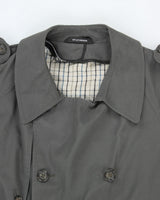 Vintage 90's Heavyweight Collared Overcoat - L