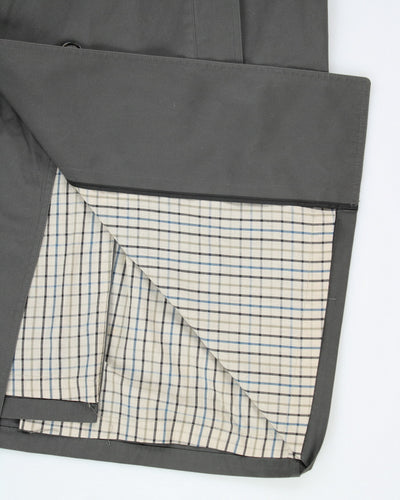 Vintage 90's Heavyweight Collared Overcoat - L