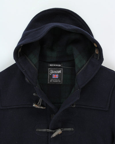 Vintage 80's Gloverall Heavyweight Wool Duffle Coat - XL