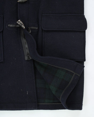 Vintage 80's Gloverall Heavyweight Wool Duffle Coat - XL