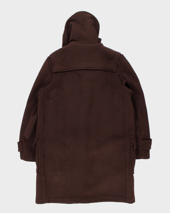 Vintage 80's Gloverall Heavyweight Wool Hooded Duffle Coat - XXL