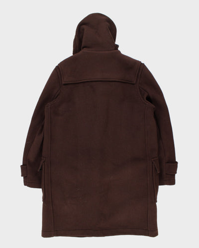 Vintage 80's Gloverall Heavyweight Wool Hooded Duffle Coat - XXL