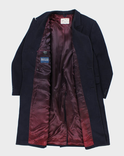 Vintage 80's Cashmere & Wool Blend Heavyweight Overcoat - XL