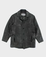 Vintage 90's Pelle Heavyweight Lined Leather Jacket - M