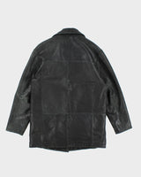 Vintage 90's Pelle Heavyweight Lined Leather Jacket - M