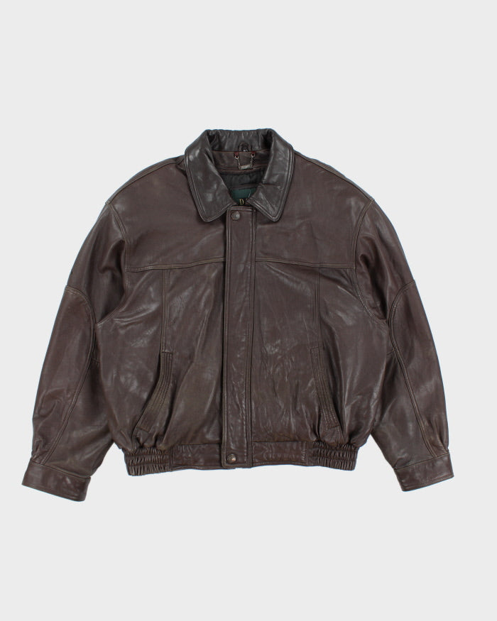 Vintage 90's Danier Heavyweight Leather Jacket - XL