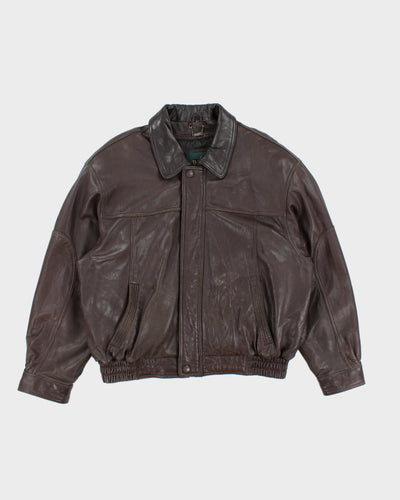 Vintage 90's Danier Heavyweight Leather Jacket - XL