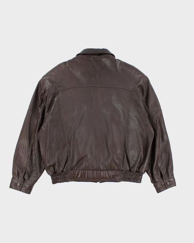 Vintage 90's Danier Heavyweight Leather Jacket - XL