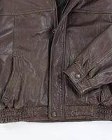 Vintage 90's Danier Heavyweight Leather Jacket - XL