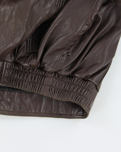 Vintage 90's Danier Heavyweight Leather Jacket - XL