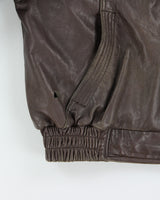 Vintage 90's Danier Heavyweight Leather Jacket - XL