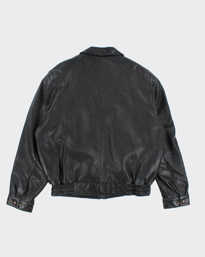 Vintage 90's Danier Heavyweight Zip Up Leather Jacket - L