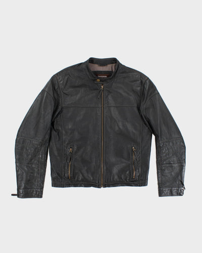 Vintage 90's Danier Leather Zip Up Biker Jacket - L