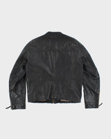 Vintage 90's Danier Leather Zip Up Biker Jacket - L