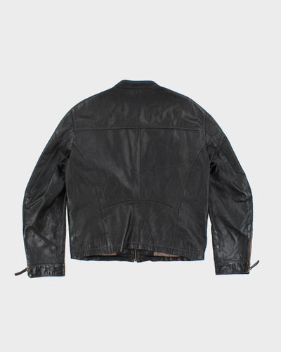 Vintage 90's Danier Leather Zip Up Biker Jacket - L