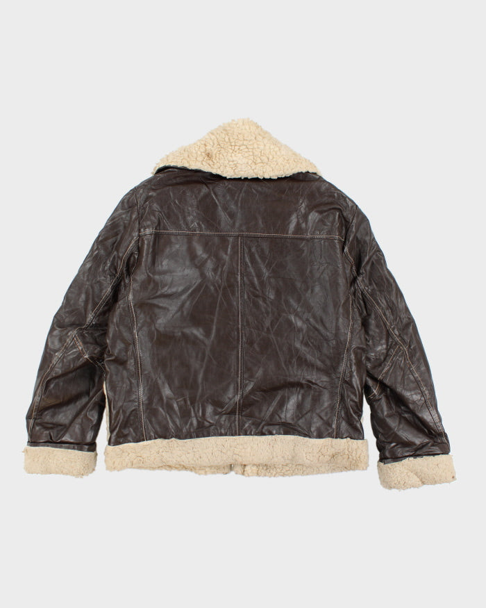 Vintage 70's Sears Heavyweight Shearling Jacket - L