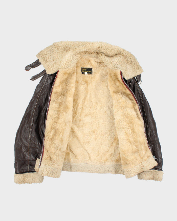 Vintage 70's Sears Heavyweight Shearling Jacket - L