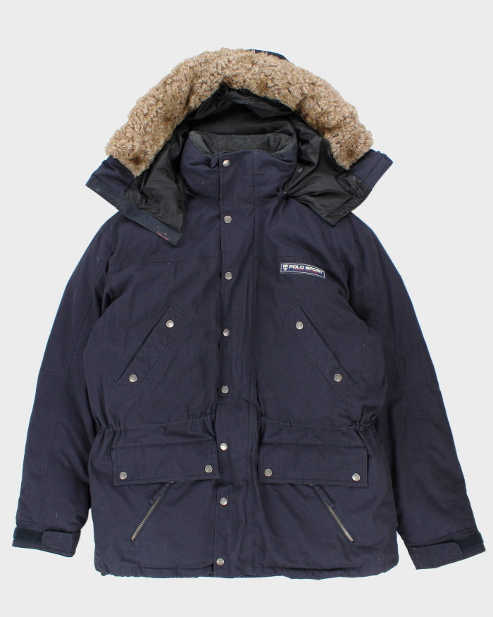 Vintage 90's Polo Sport Heavyweight Puffer Hooded Expedition Jacket - L