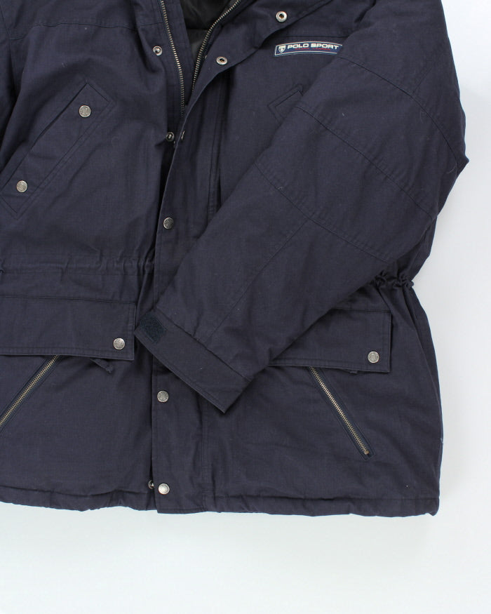 Vintage 90's Polo Sport Heavyweight Puffer Hooded Expedition Jacket - L