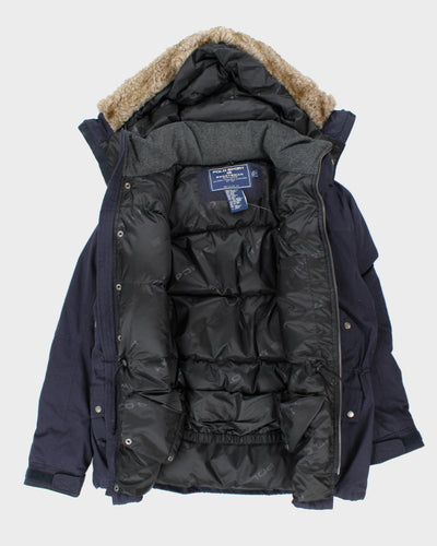Vintage 90's Polo Sport Heavyweight Puffer Hooded Expedition Jacket - L