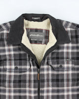 Vintage Eddie Bauer Heavyweight Lined Zip Up Shacket - L