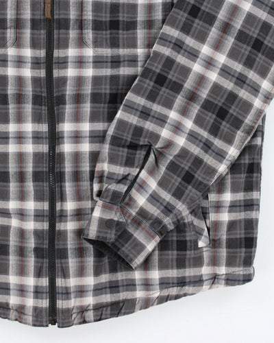 Vintage Eddie Bauer Heavyweight Lined Zip Up Shacket - L