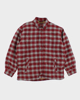 Vintage Timberland Red Plaid Heavyweight Lined Shacket - M