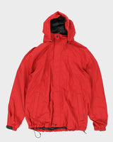 Vintage 90's Eddie Bauer Lined Hooded Rain Jacket - L