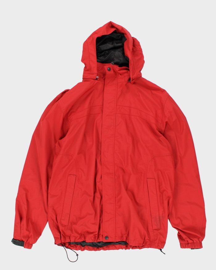 Vintage 90's Eddie Bauer Lined Hooded Rain Jacket - L