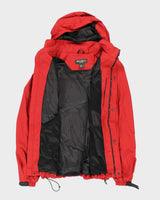 Vintage 90's Eddie Bauer Lined Hooded Rain Jacket - L