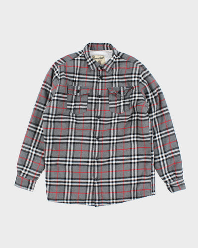 Vintage 90's Heavyweight Lined Button Up Shacket - XL