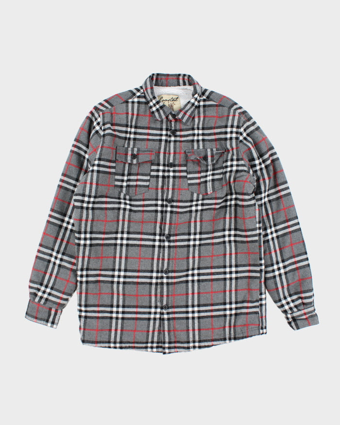 Vintage 90's Heavyweight Lined Button Up Shacket - XL