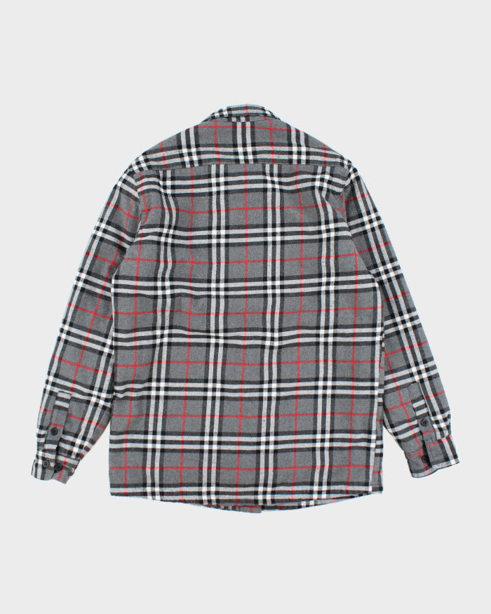Vintage 90's Heavyweight Lined Button Up Shacket - XL