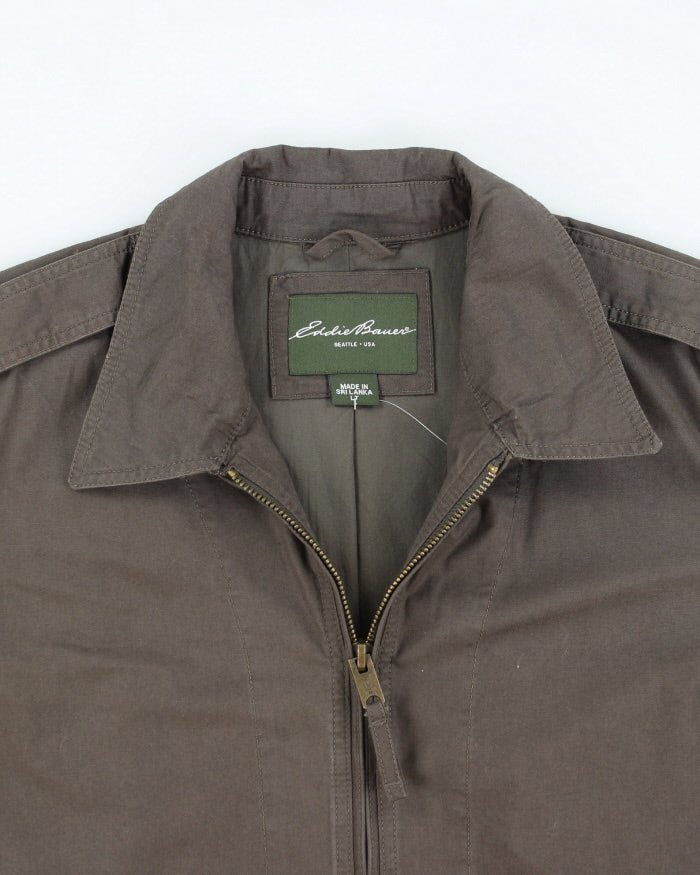 Eddie Bauer Khaki Light-weight Jacket - L