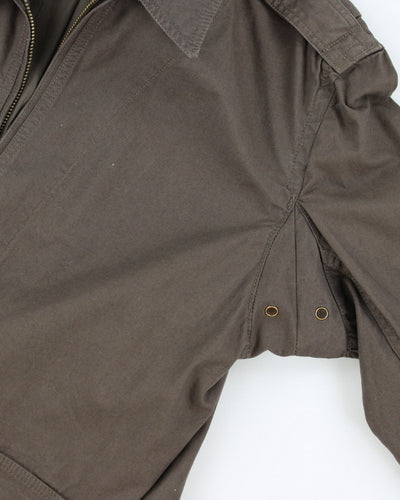Eddie Bauer Khaki Light-weight Jacket - L