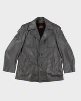 Vintage Hudson's Bay Lined Leather Jacket - M