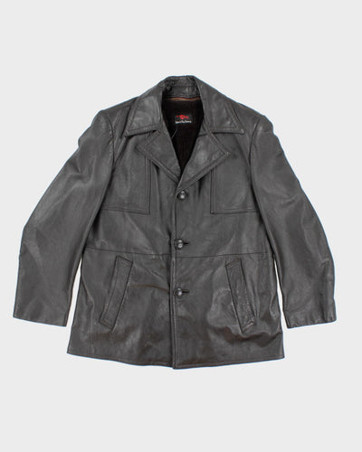 Vintage Hudson's Bay Lined Leather Jacket - M