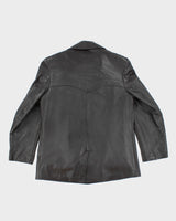 Vintage Hudson's Bay Lined Leather Jacket - M