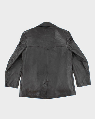 Vintage Hudson's Bay Lined Leather Jacket - M