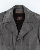 Vintage Hudson's Bay Lined Leather Jacket - M