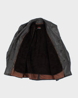 Vintage Hudson's Bay Lined Leather Jacket - M