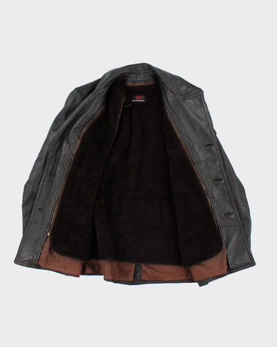 Vintage Hudson's Bay Lined Leather Jacket - M