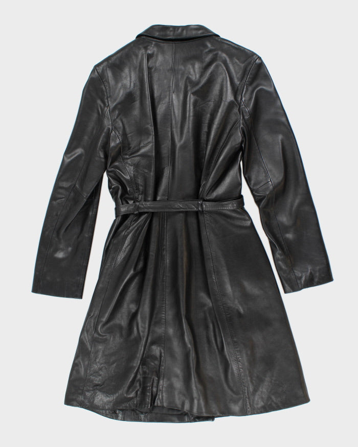 Vintage Danier Long Leather Jacket - S